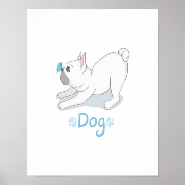 Affiche Beau Chien À Beurre Français (Devant)