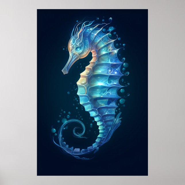 Affiche Beau Ethereal Seahorse (Devant)