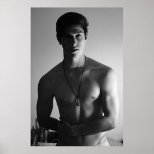 Affiche Beau jeune homme