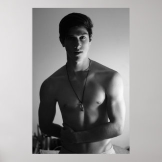 Affiche Beau jeune homme