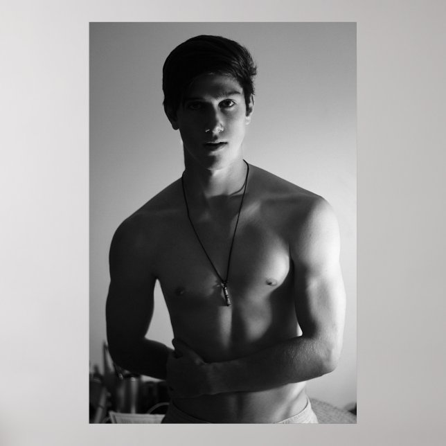 Affiche Beau jeune homme (Devant)