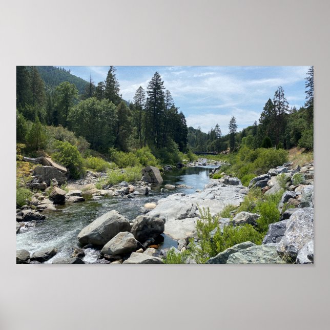 Affiche Beau Lac Tahoe Paysage (Devant)