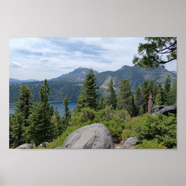 Affiche Beau Lac Tahoe Paysage (Devant)