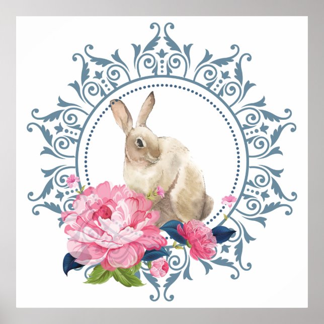 Affiche Beau lapin de Pâques (Devant)