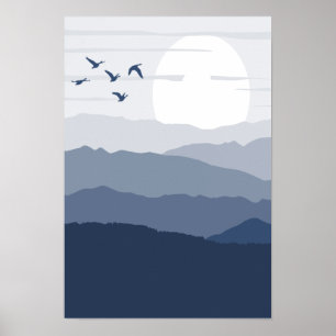 Affiche Beau lever de soleil