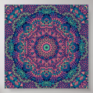 Affiche Beau Mandala