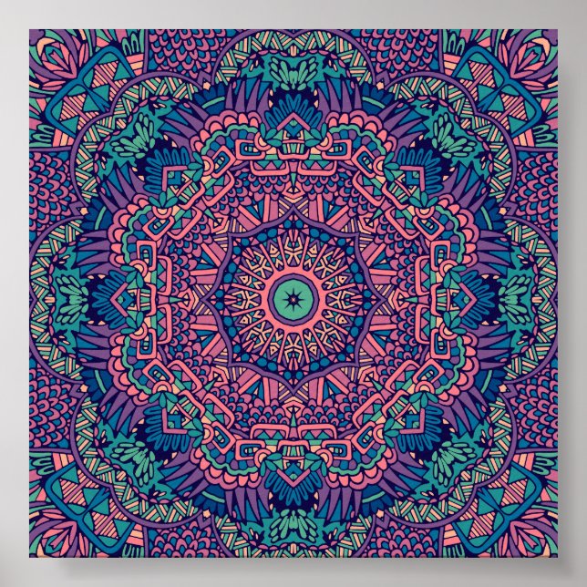 Affiche Beau Mandala (Devant)