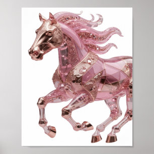 Affiche Beau motif artistique d'art abstrait en or