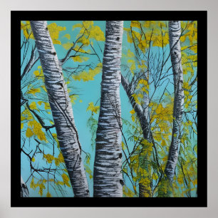 Affiche Beau oiseau d'été