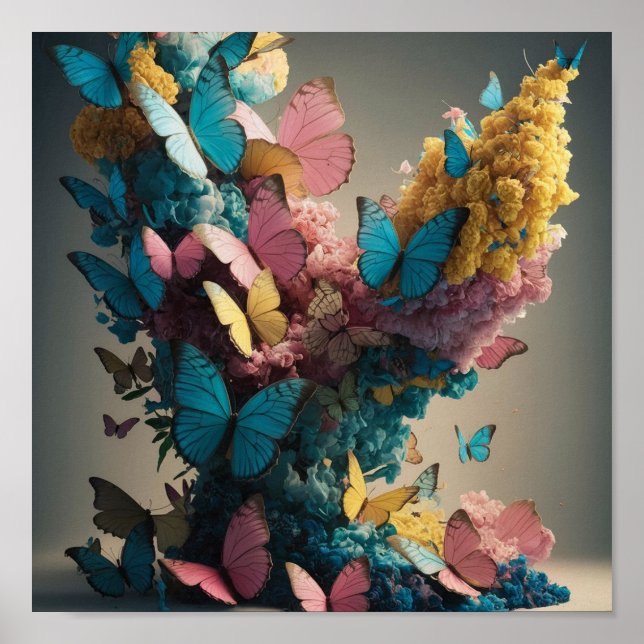 Affiche Beau Papillon (Devant)