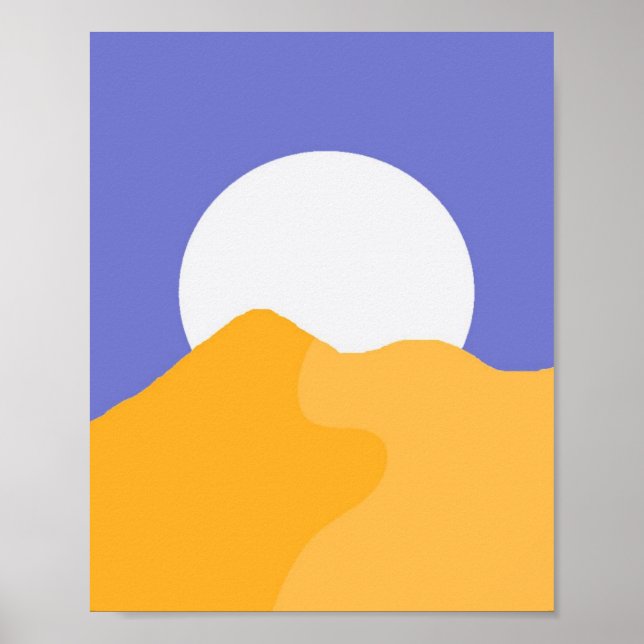 Affiche beau paysage art (Devant)