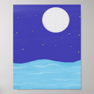Affiche beau paysage art