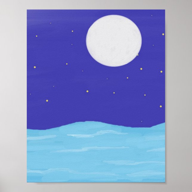 Affiche beau paysage art (Devant)