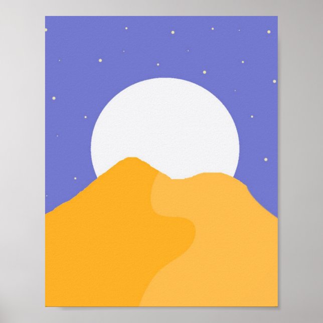 Affiche beau paysage art (Devant)