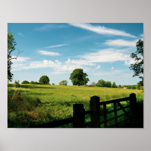 Affiche Beau paysage rural (Devant)
