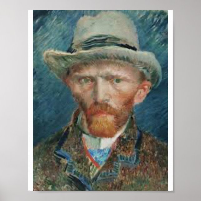 Affiche Beau portrait de Van Gogh (Devant)