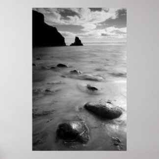 Affiche Beau Talisker Bay Seascape B & W