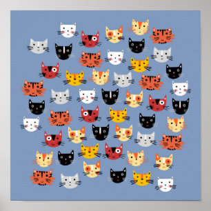 Affiche Beaucoup de chats Kitty