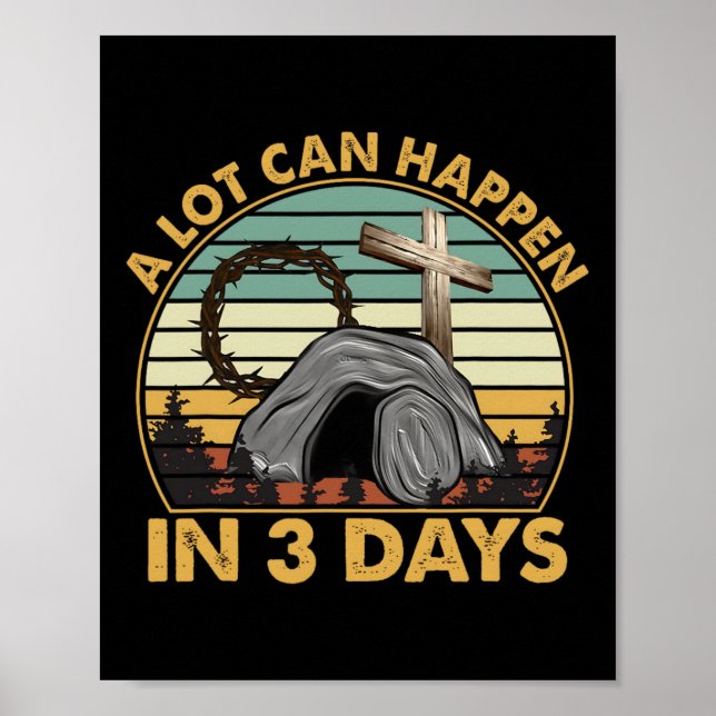 Affiche Beaucoup De Choses Peuvent Arriver En 3 Jours Les  (Devant)