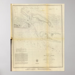 Affiche Beaufort Harbour, NC