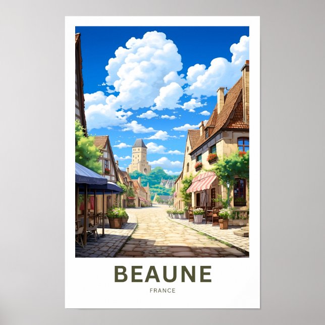 Affiche Beaune France Imprimer (Devant)