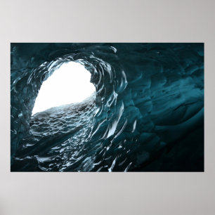 Affiche Beauté congelée - Islande Photo glacière