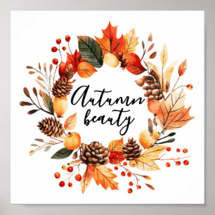 Affiche Beauté d'automne