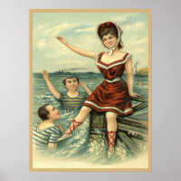 Beauté de bain 1908 Carte postale