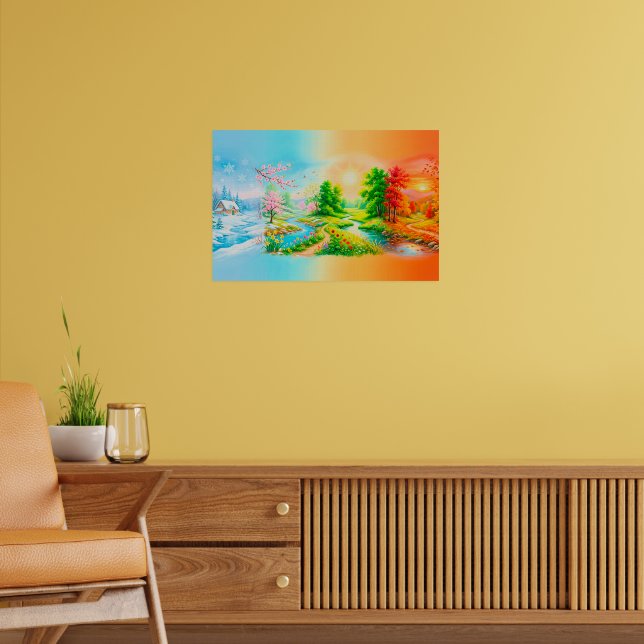 Affiche beauté des quatre saisons (Salon 2)