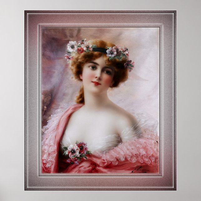 Affiche Beauté d'été par Emile Vernon (Devant)
