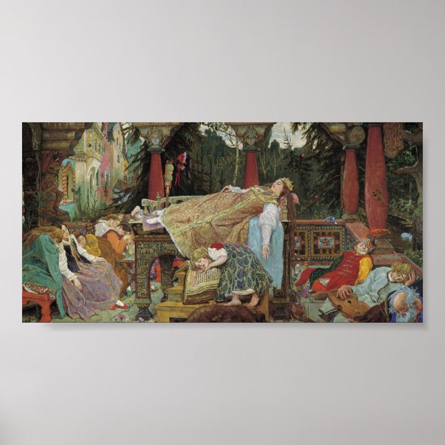 Affiche Beauté dormante dans le Pavillon (Devant)