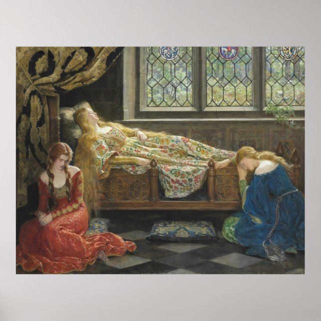Affiche Beauté dormante (par John Collier) (Devant)