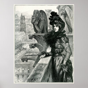 Affiche Beauté entre les diables, Notre Dame, Paris