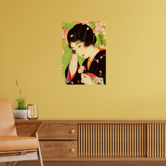 Affiche Beauté et fleurs de cerisier Chigusa Kitani  (Salon 2)