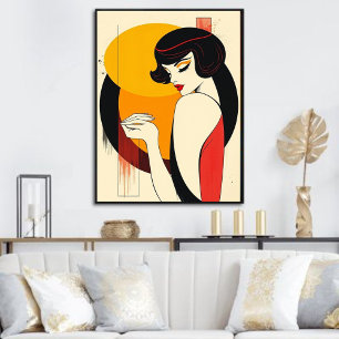 Affiche beauté féminine