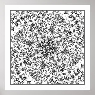 Affiche Beauté Florale Vous Couleur Belle Grande