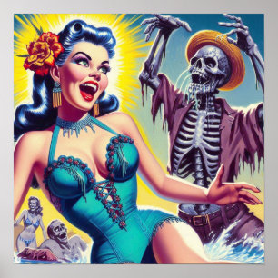 Affiche Beauté Horror Girl