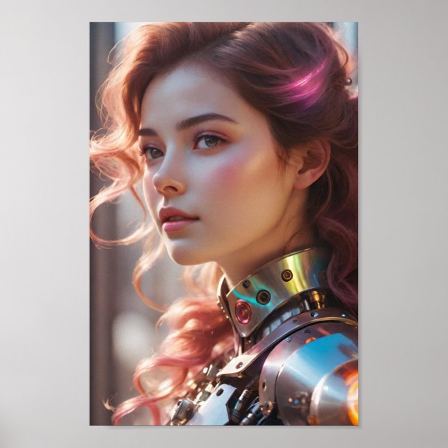 Affiche Beauté naturelle et Attire robotique (Devant)