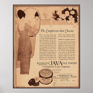 Affiche Beauté vintage et cosmétiques Ad 1922
