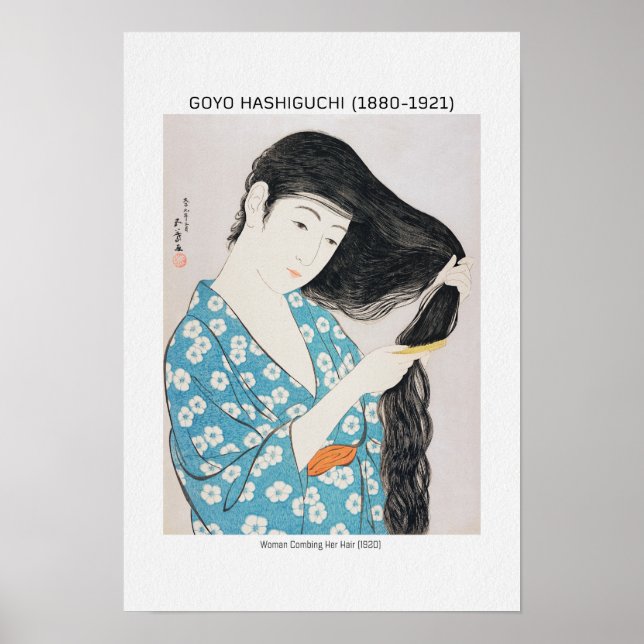 Affiche Beautés des femmes japonaises - Goyō Hashiguchi (Devant)