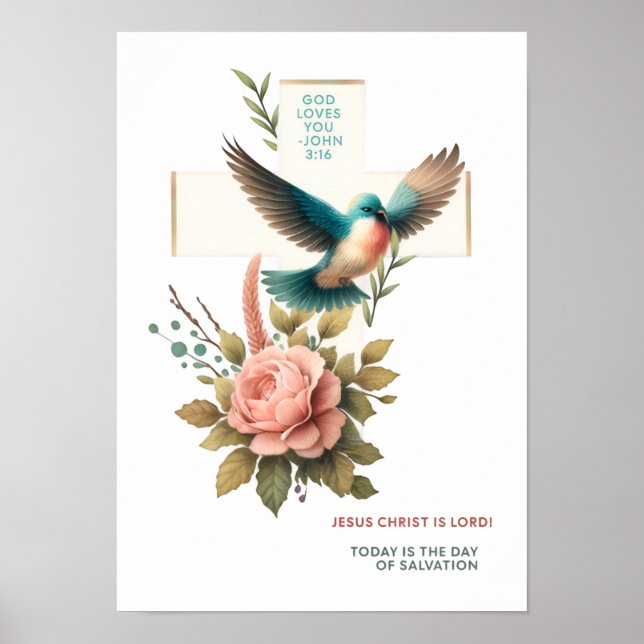 Affiche Beautiful Christian Wall Art Digital Download (Devant)