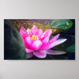 Affiche Beautiful Lotus, Landscape, Zen