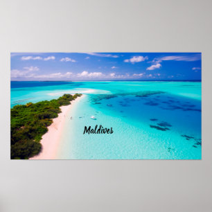 Affiche Beautiful maldives