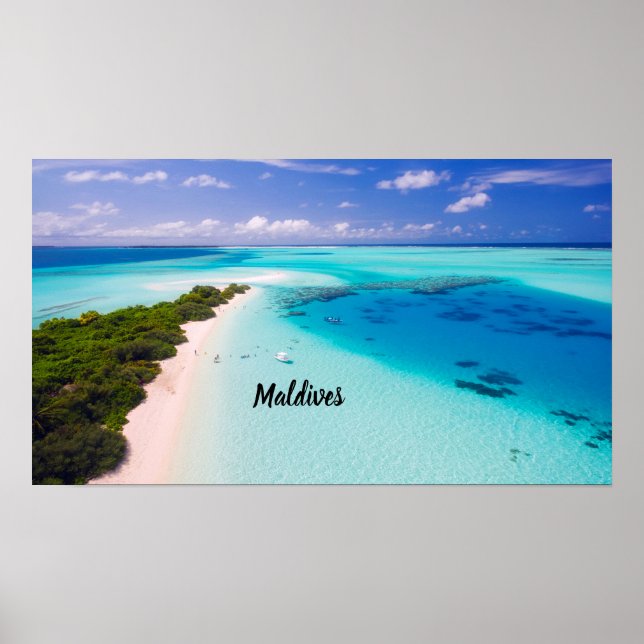 Affiche Beautiful maldives (Devant)
