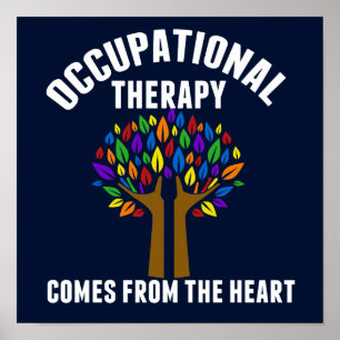 Affiche Beautiful Occupational Therapy Tree Quote