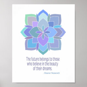 Affiche Beauty of Dreams Quote