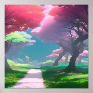 Affiche Beaux arbres