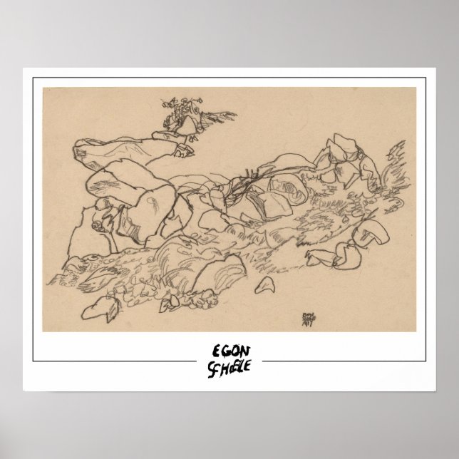 Affiche Beaux-arts d'Egon Schiele #560-2 (Devant)