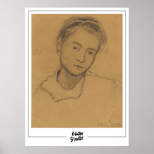 Affiche Beaux-arts d'Egon Schiele #565-2 (Devant)