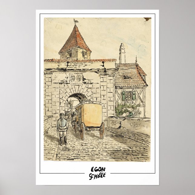 Affiche Beaux-arts d'Egon Schiele #628 (Devant)